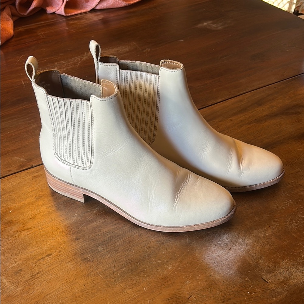 Thursday Boot Company Off-White Ankle Booties